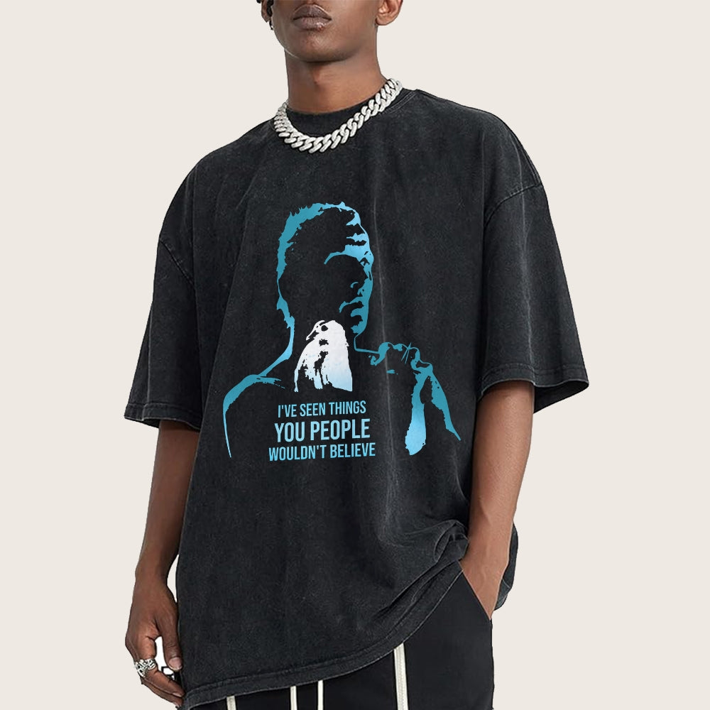 Tears in the Rain Vintage Distressed T-shirt