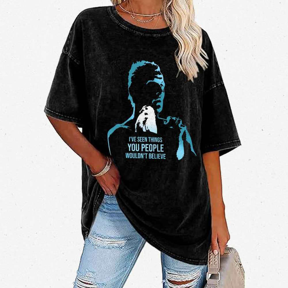 Tears in the Rain Vintage Distressed T-shirt