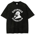 Sisyphus Gym Club Vintage Distressed T-shirt