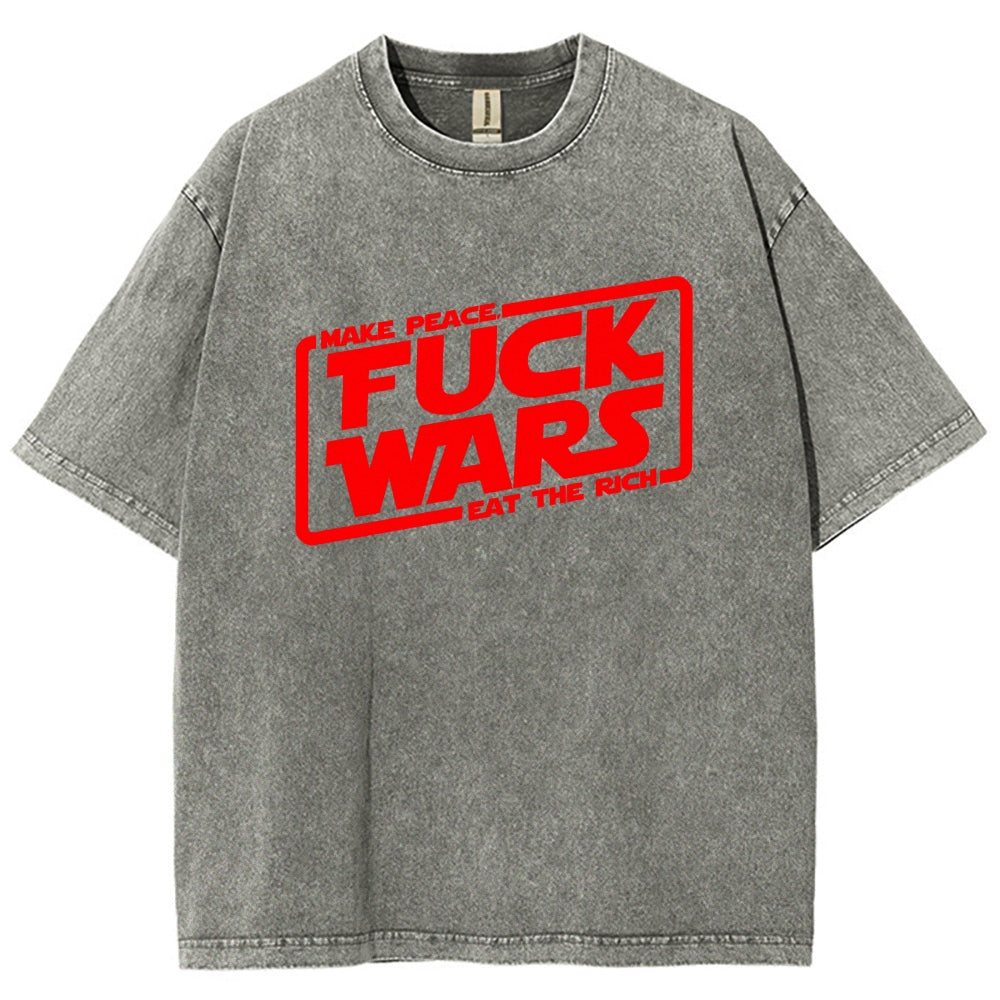 Fck wars Vintage Distressed T-shirt
