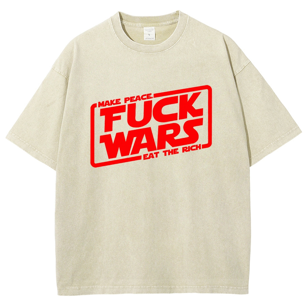 Fck wars Vintage Distressed T-shirt