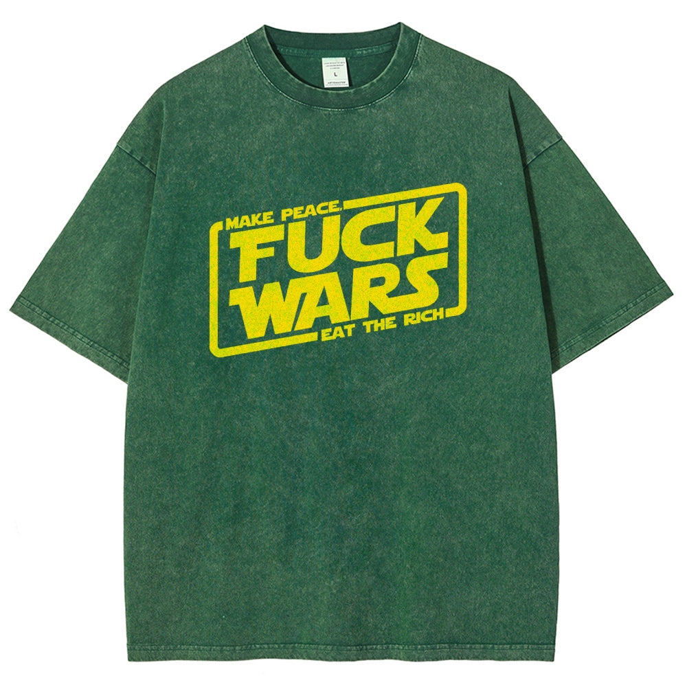 Fck wars Vintage Distressed T-shirt