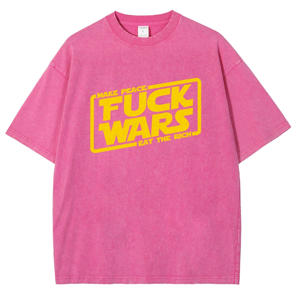 Fck wars Vintage Distressed T-shirt