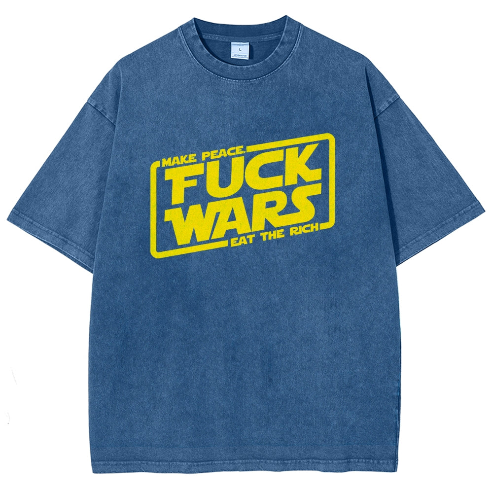 Fck wars Vintage Distressed T-shirt