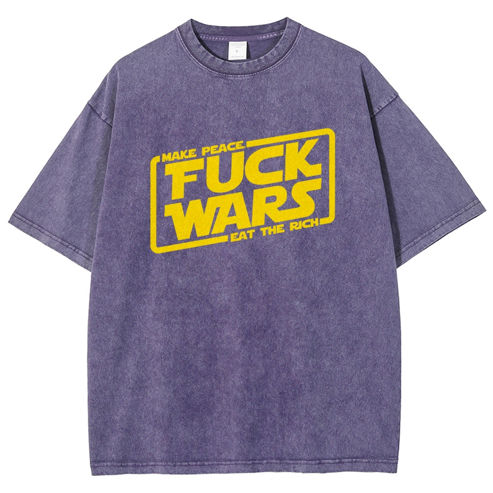 Fck wars Vintage Distressed T-shirt