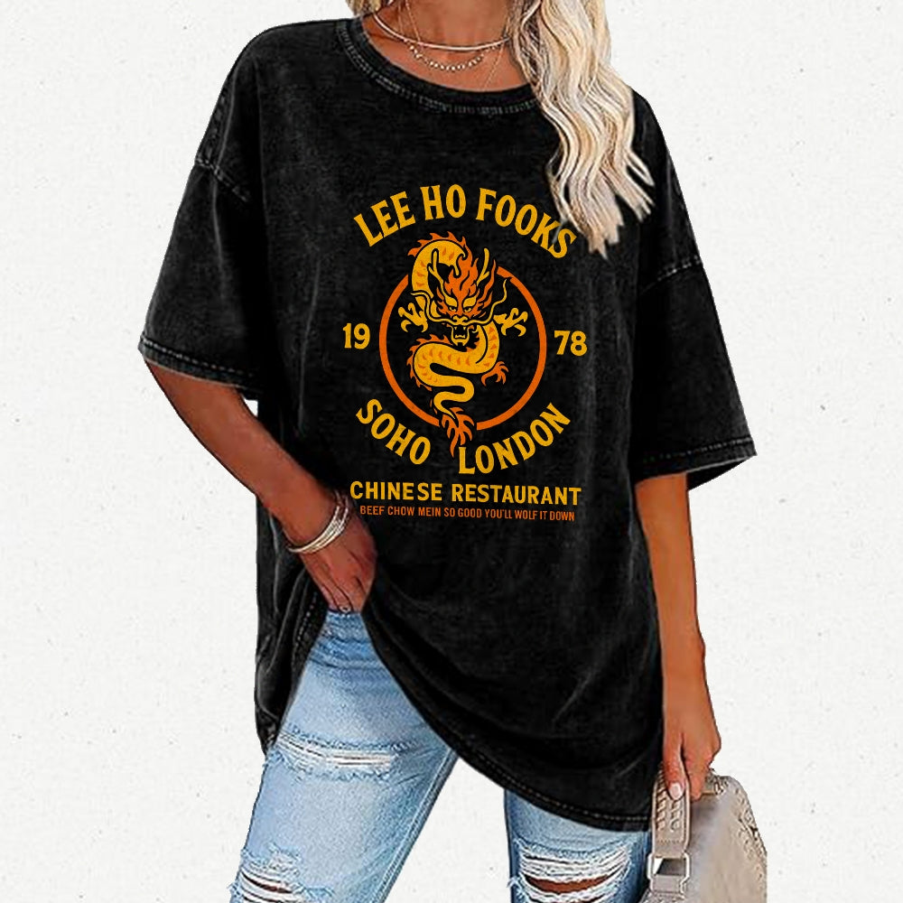 Lee Ho Fooks  Vintage Distressed T-shirt