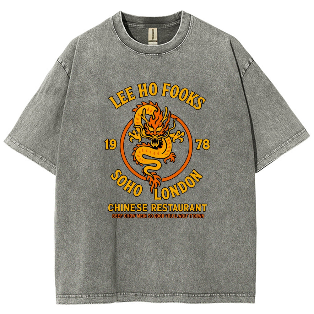 Lee Ho Fooks  Vintage Distressed T-shirt
