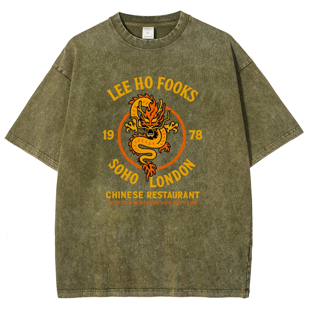 Lee Ho Fooks  Vintage Distressed T-shirt