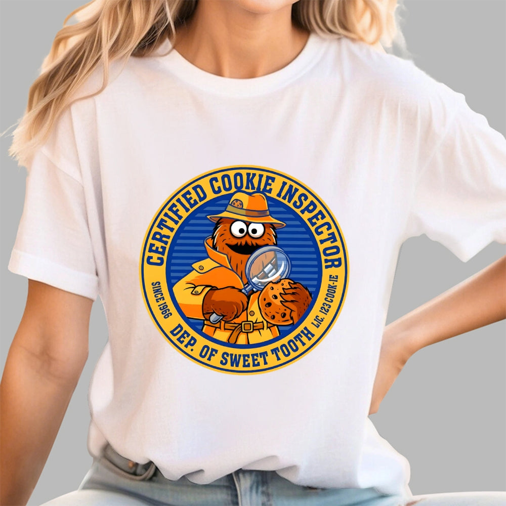Certified Cookie Inspector Art Print   T-Shirt