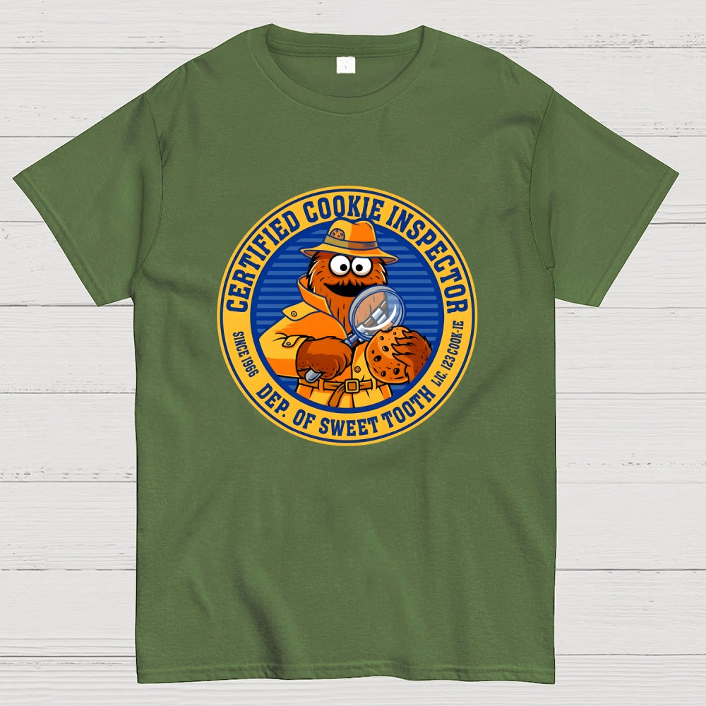 Certified Cookie Inspector Art Print   T-Shirt