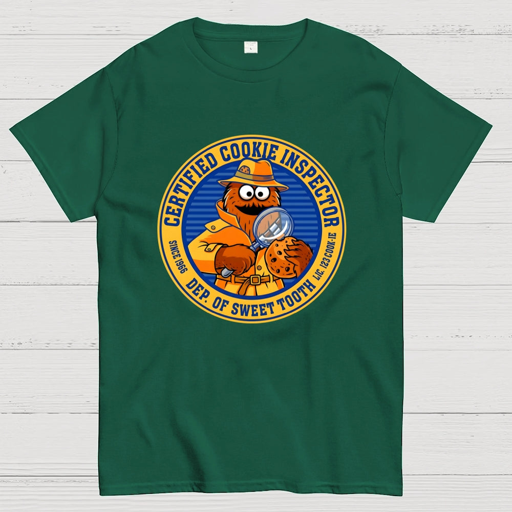 Certified Cookie Inspector Art Print   T-Shirt