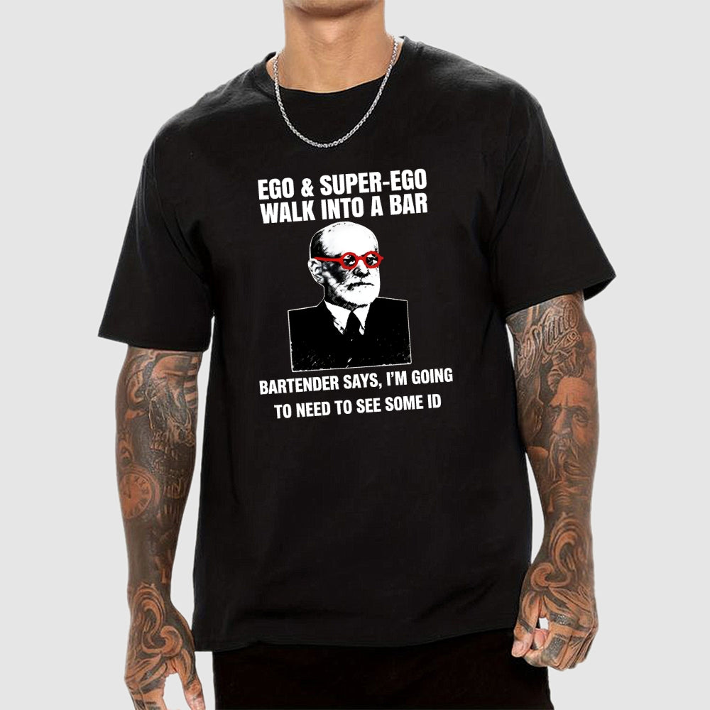 Funny Psychology Bar Joke  T-Shirt