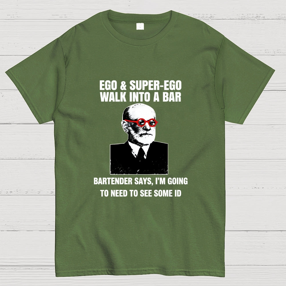 Funny Psychology Bar Joke  T-Shirt