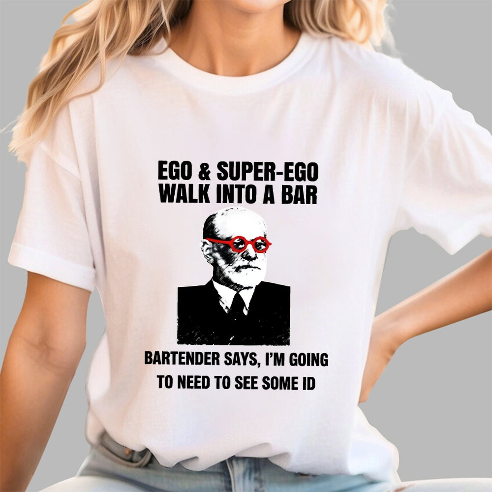 Funny Psychology Bar Joke  T-Shirt
