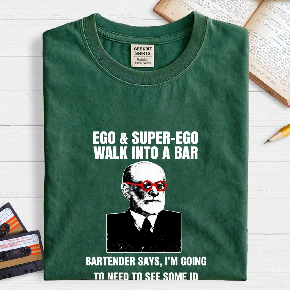Funny Psychology Bar Joke  T-Shirt