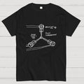 Flux Capacitor Sketch From Back To The Future  T-Shirt