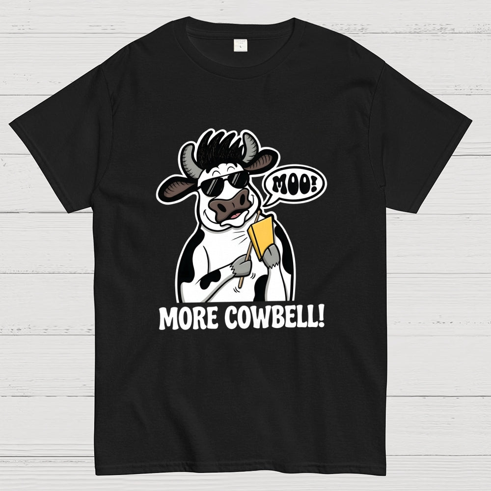 Funny Animal More Cowbell Art Print  T-Shirt