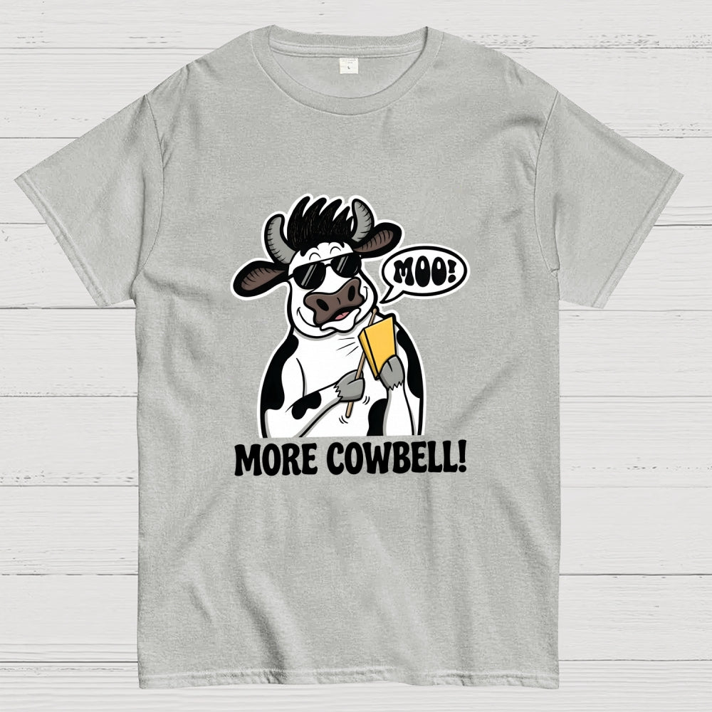 Funny Animal More Cowbell Art Print  T-Shirt