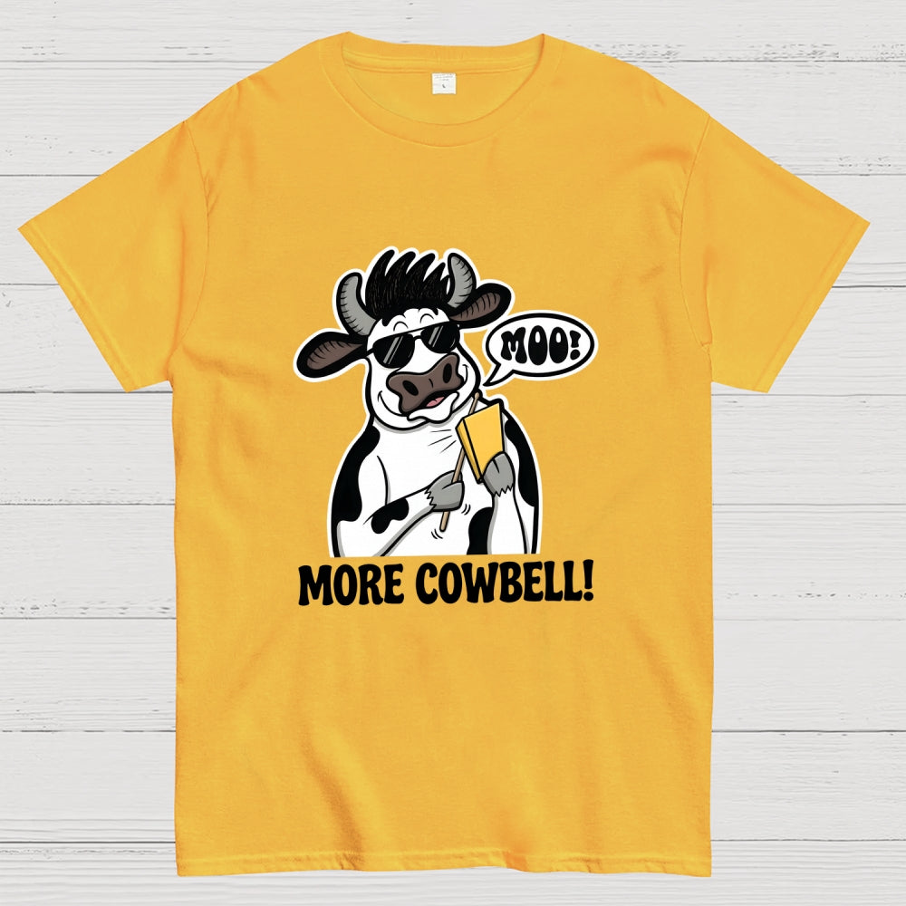 Funny Animal More Cowbell Art Print  T-Shirt