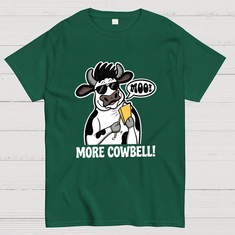 Funny Animal More Cowbell Art Print  T-Shirt