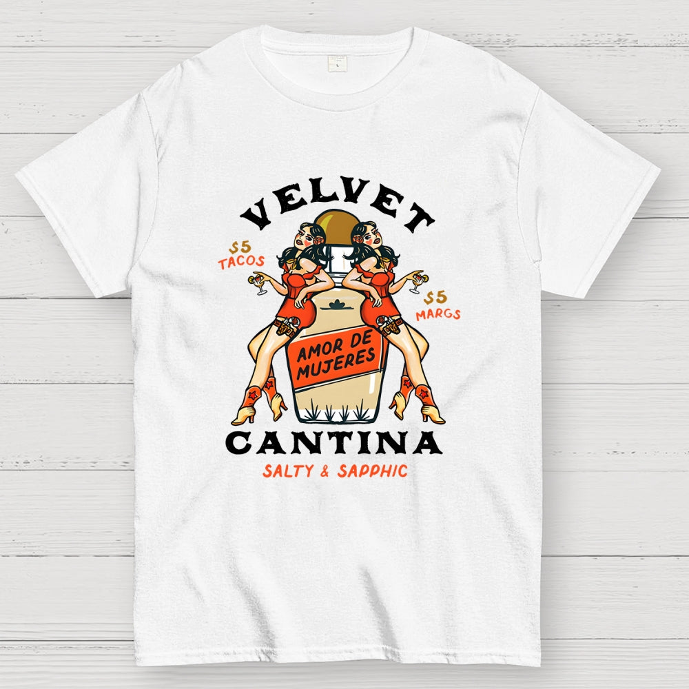Velvet Cantina Pinup Cowgirls  T-Shirt