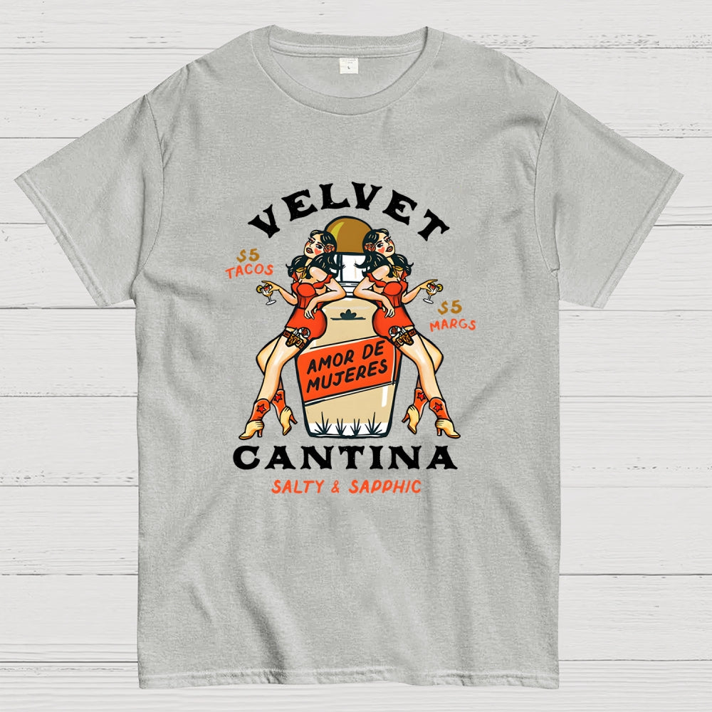 Velvet Cantina Pinup Cowgirls  T-Shirt