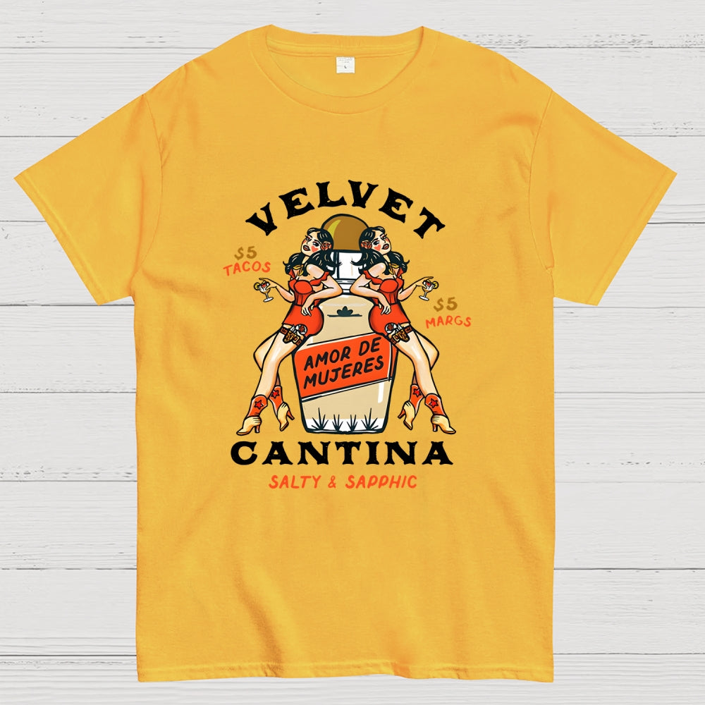 Velvet Cantina Pinup Cowgirls  T-Shirt