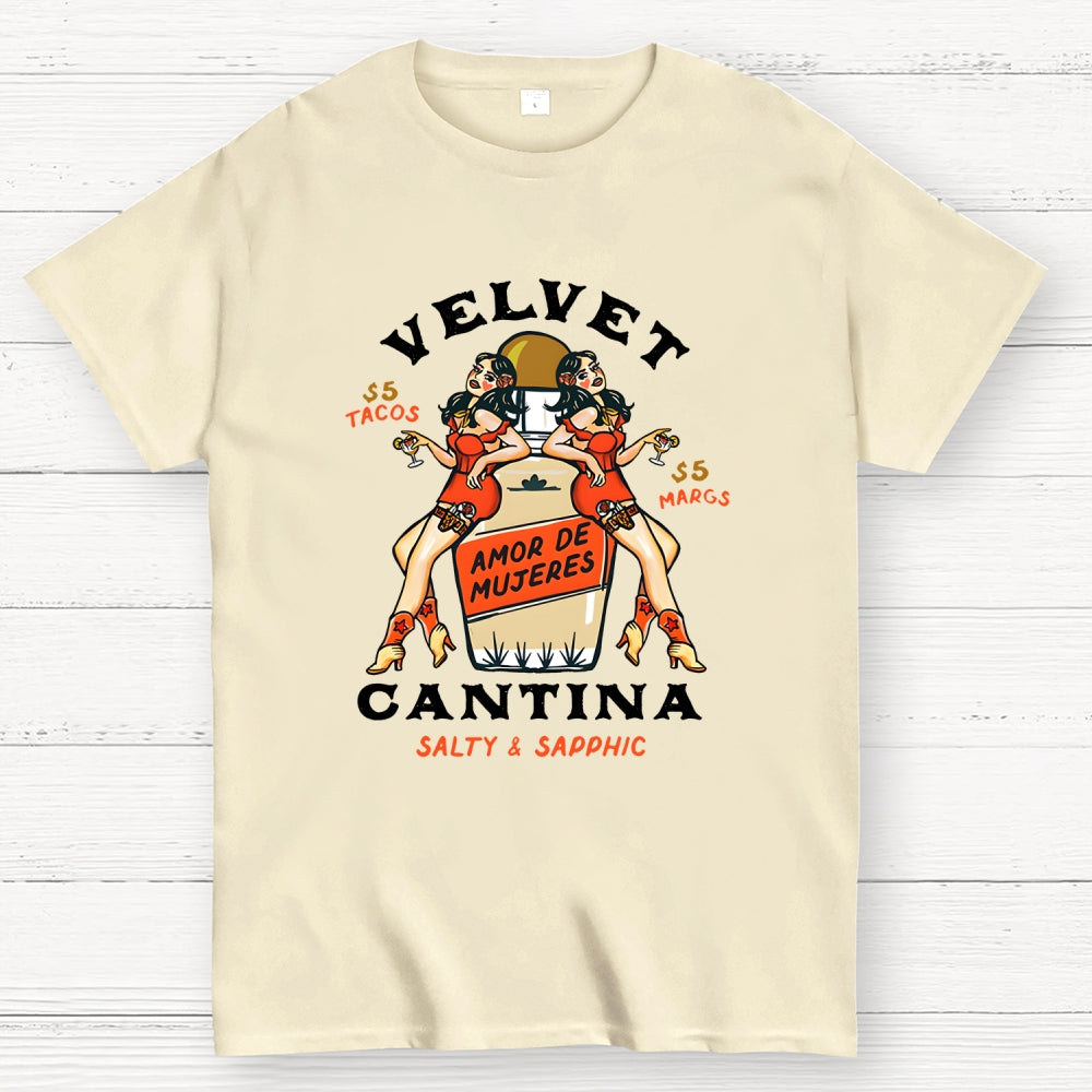 Velvet Cantina Pinup Cowgirls  T-Shirt