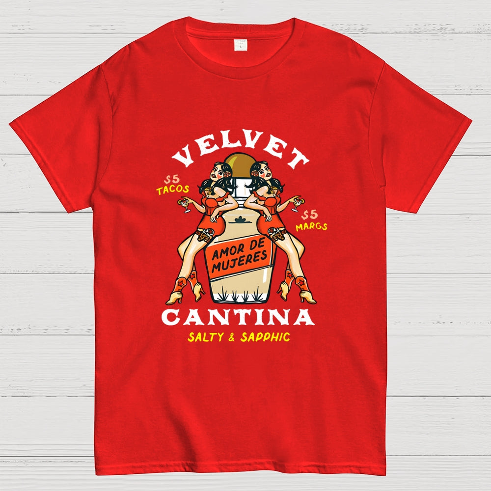 Velvet Cantina Pinup Cowgirls  T-Shirt