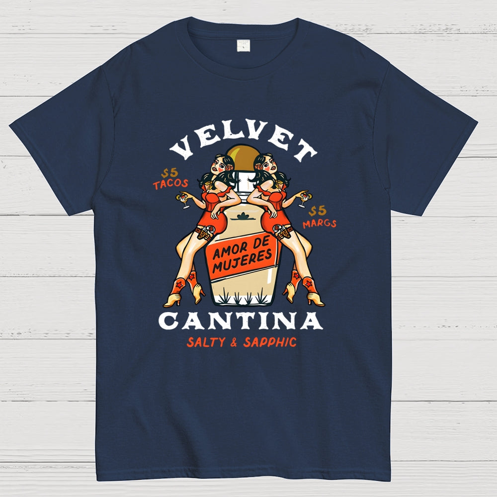 Velvet Cantina Pinup Cowgirls  T-Shirt