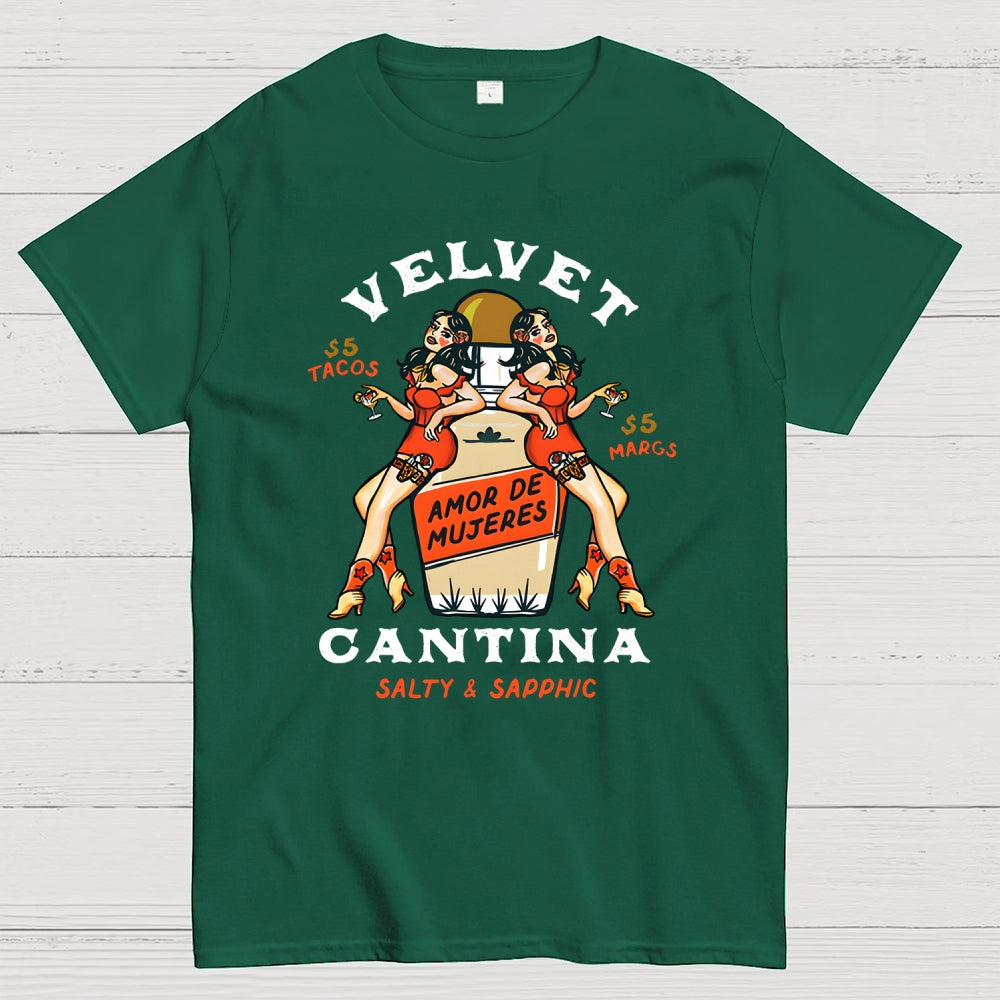 Velvet Cantina Pinup Cowgirls  T-Shirt