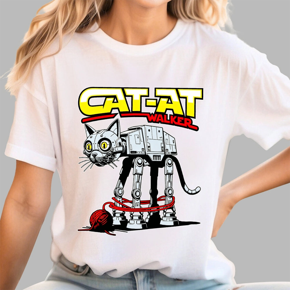 Funny Cat-at Walker  T-Shirt