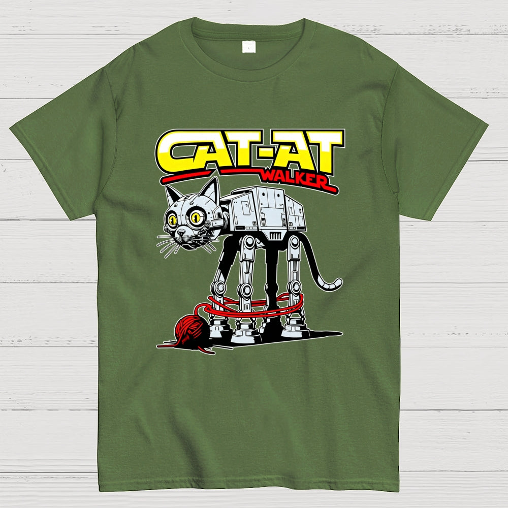 Funny Cat-at Walker  T-Shirt