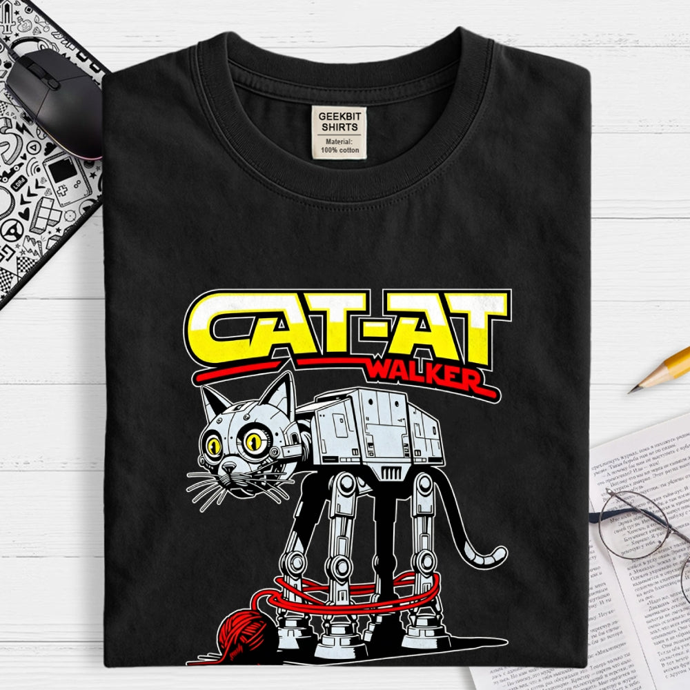 Funny Cat-at Walker  T-Shirt