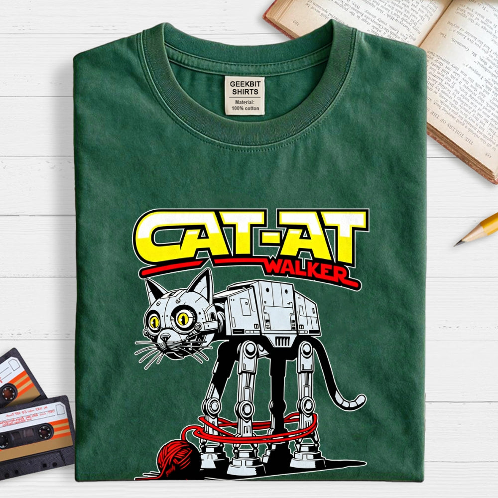 Funny Cat-at Walker  T-Shirt
