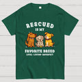 Rescued Is My Favorite Breed  T-Shirt