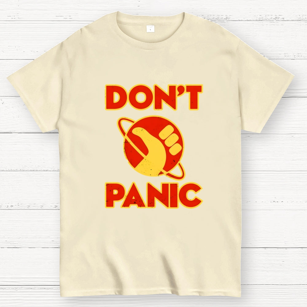 Galactic Hitchhiker Don't Panic  T-Shirt