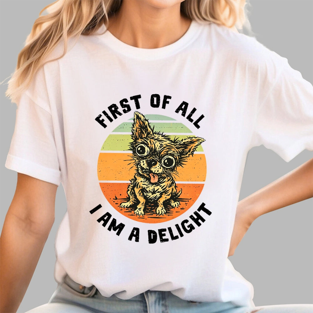 Delightful Chihuahua  T-Shirt