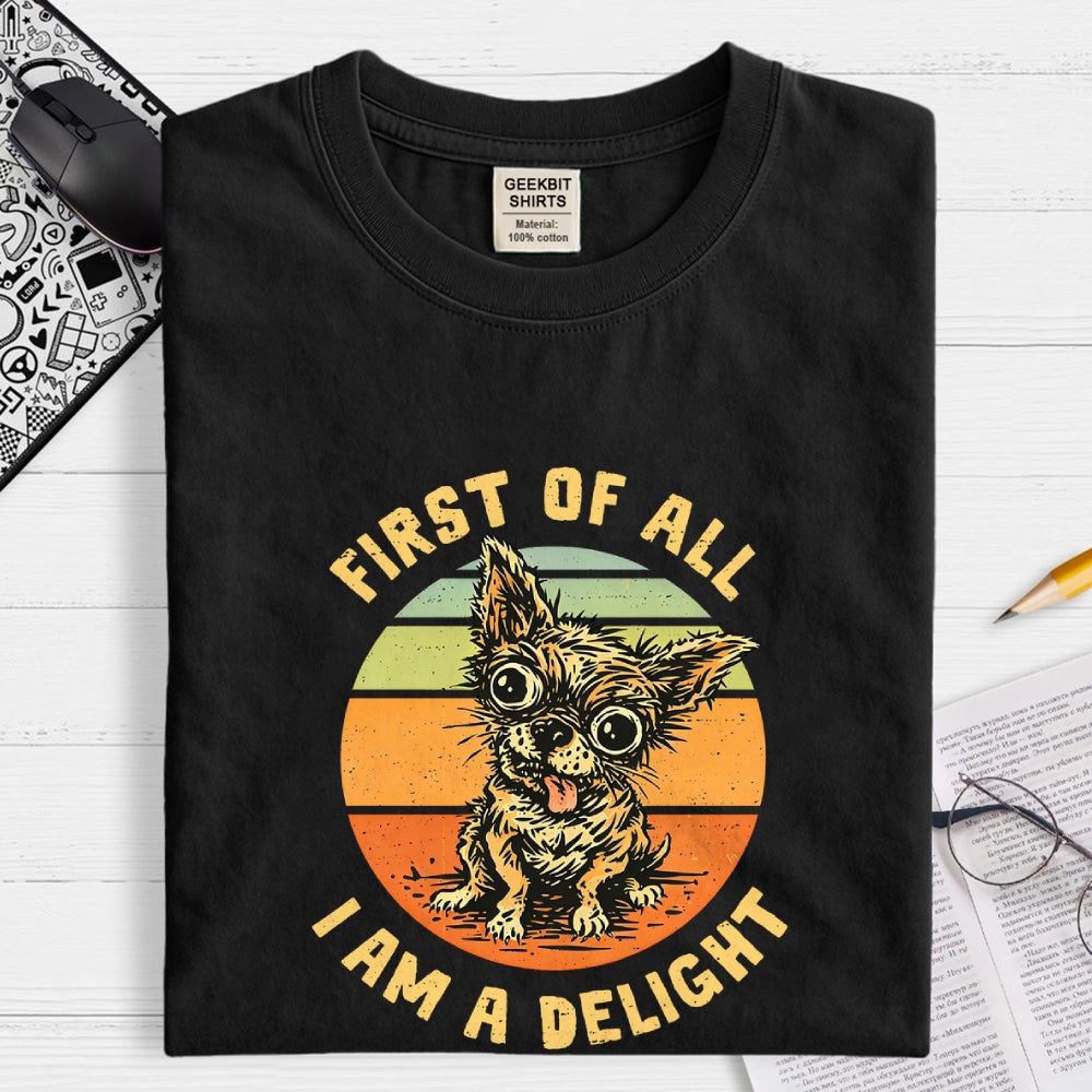 Delightful Chihuahua  T-Shirt