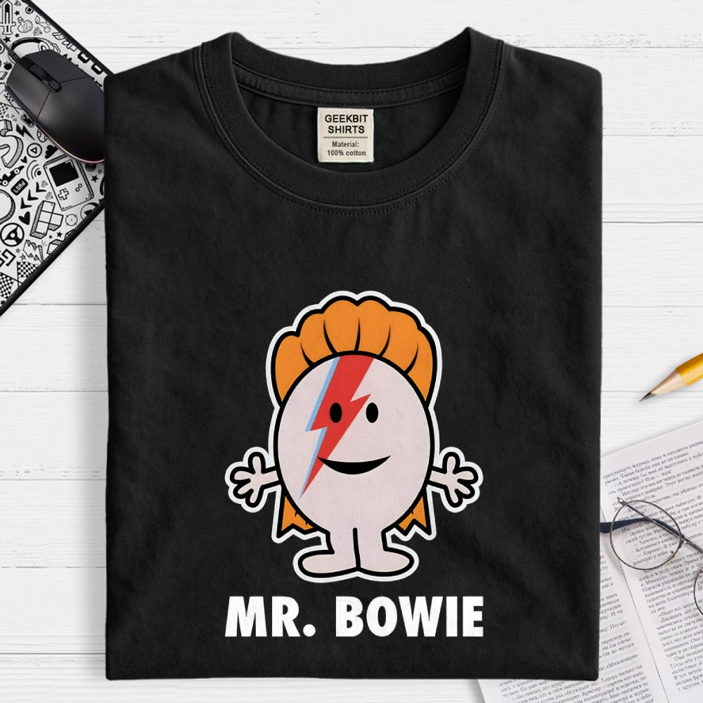 David Bowie Mr Bowie Lightning  T-Shirt