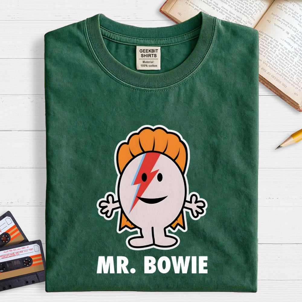 David Bowie Mr Bowie Lightning  T-Shirt