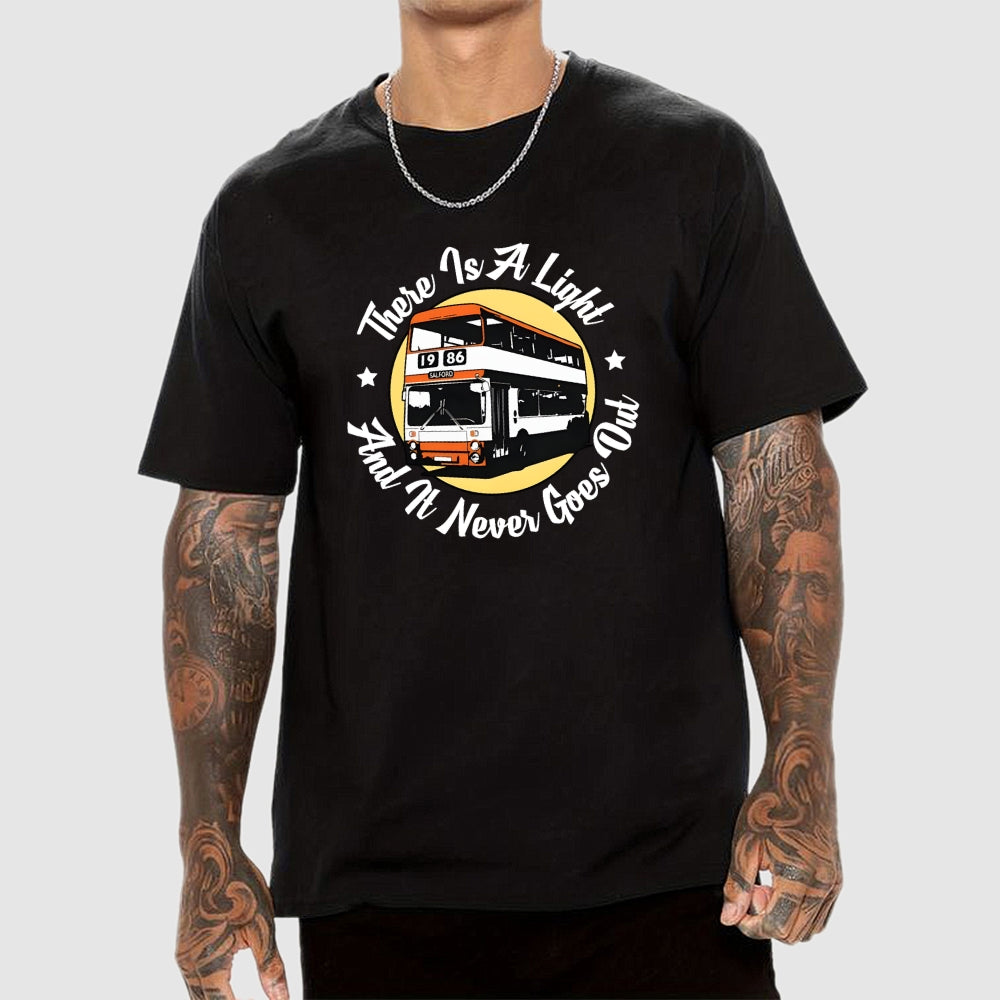 There Is A Light That Never Goes Out Double Decker Bus  T-Shirt