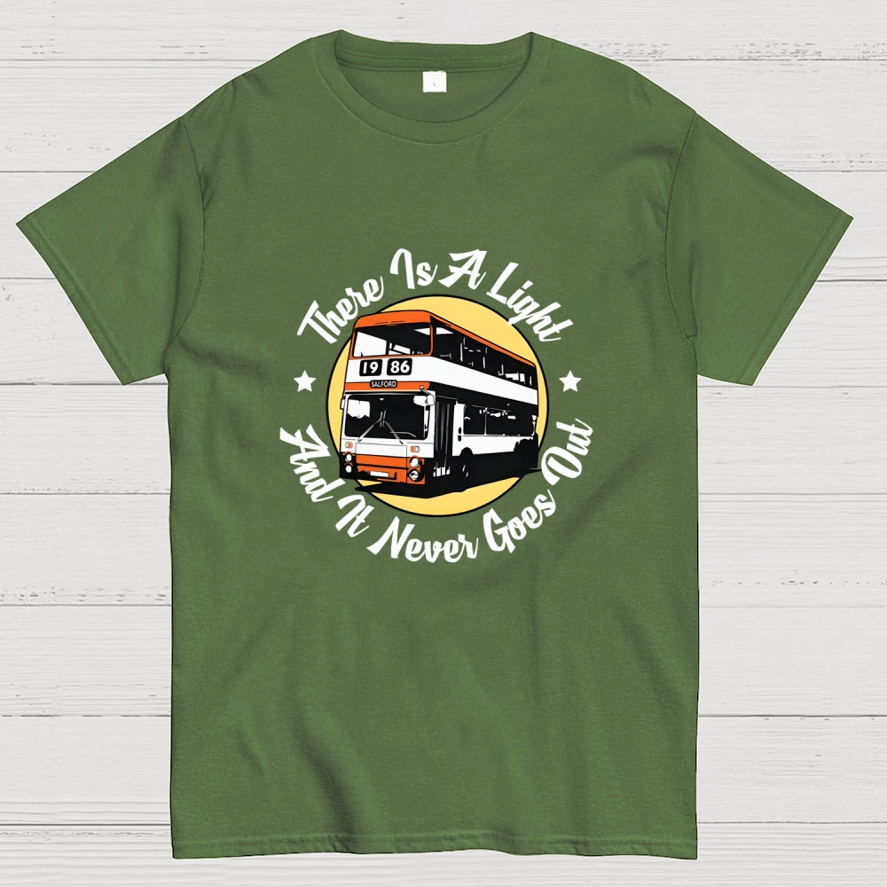 There Is A Light That Never Goes Out Double Decker Bus  T-Shirt