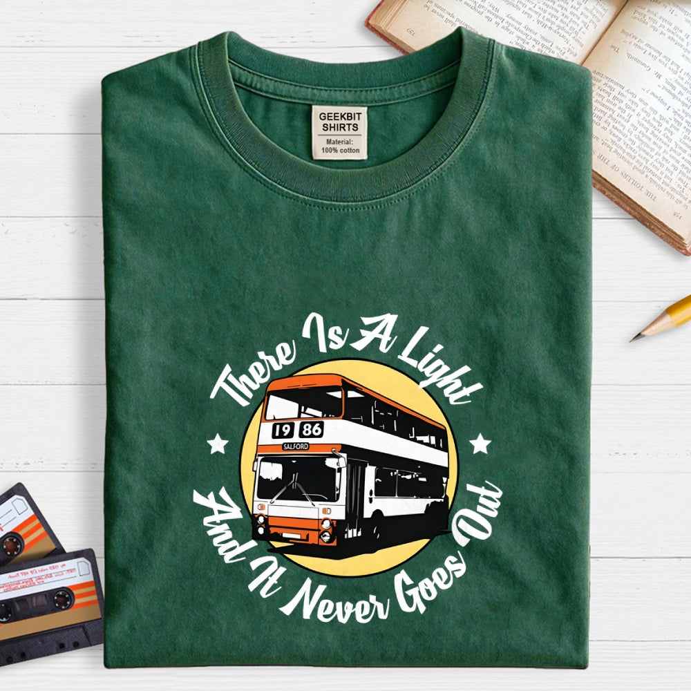 There Is A Light That Never Goes Out Double Decker Bus  T-Shirt