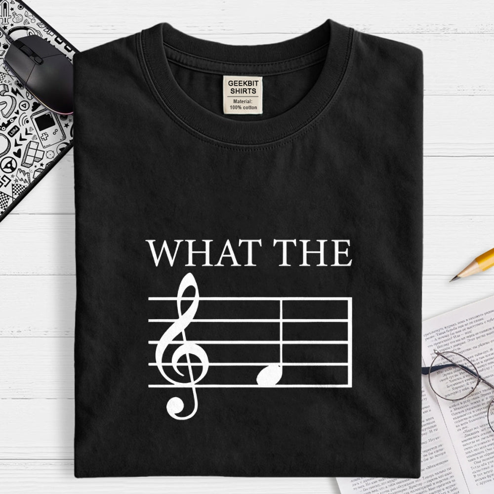 What The F Musical Note  T-Shirt