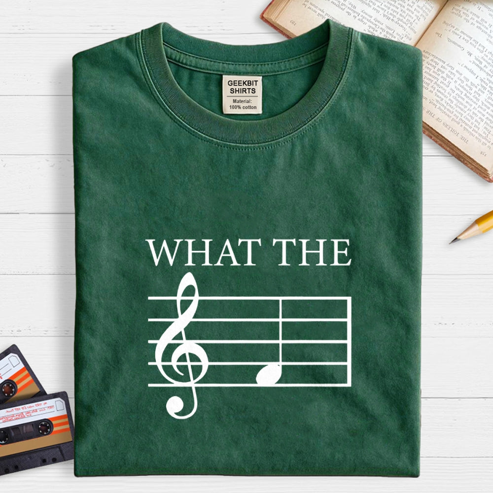 What The F Musical Note  T-Shirt