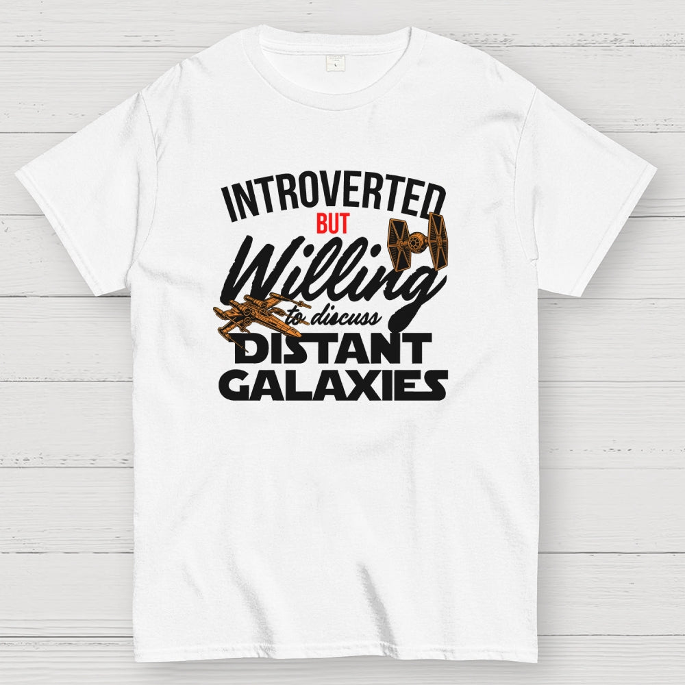Willing to Discuss Distant Galaxies  T-Shirt