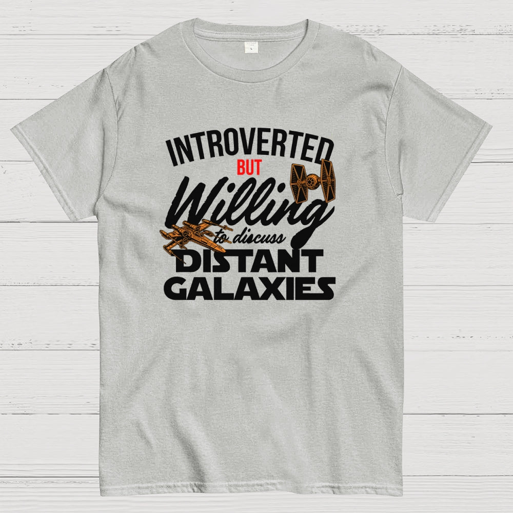 Willing to Discuss Distant Galaxies  T-Shirt