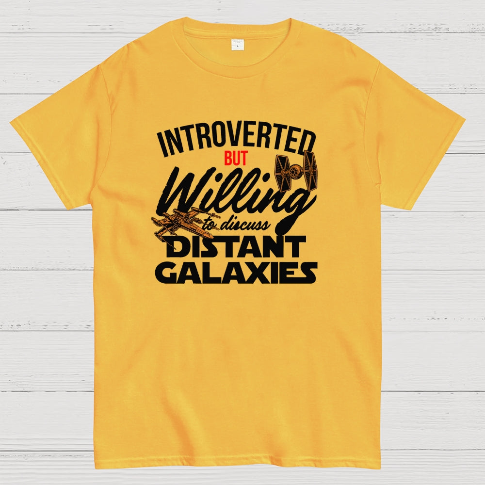 Willing to Discuss Distant Galaxies  T-Shirt