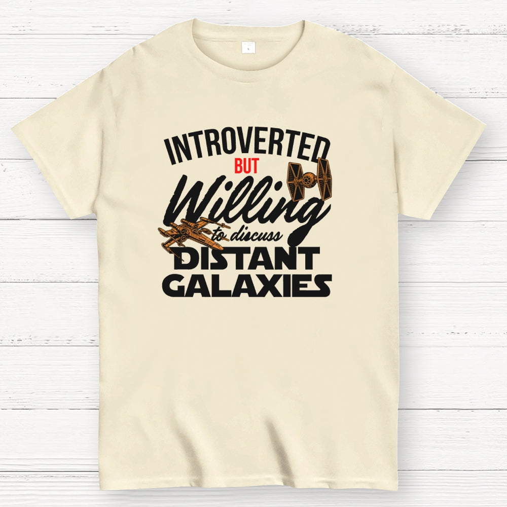 Willing to Discuss Distant Galaxies  T-Shirt